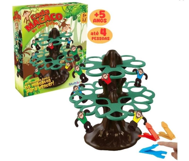 Jogo Cada Macaco No Seu Galho - Multikids - Outros Jogos